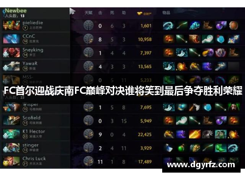 FC首尔迎战庆南FC巅峰对决谁将笑到最后争夺胜利荣耀